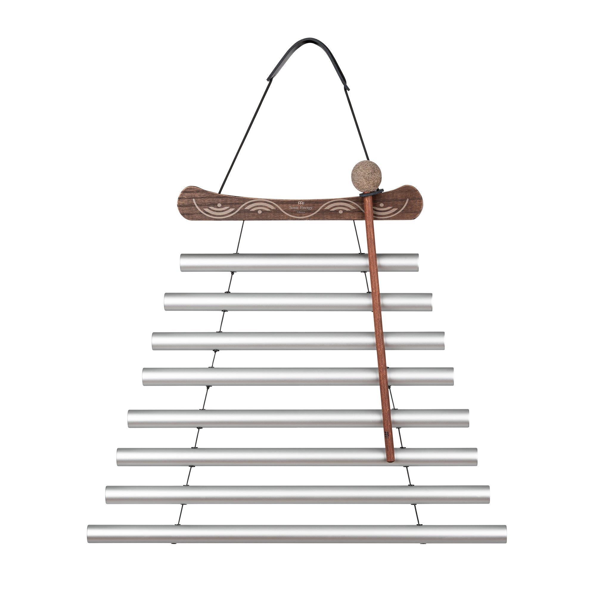 24" Meditation Flow Chime, 432 Hz, 8 Notes, C# Minor, Silver