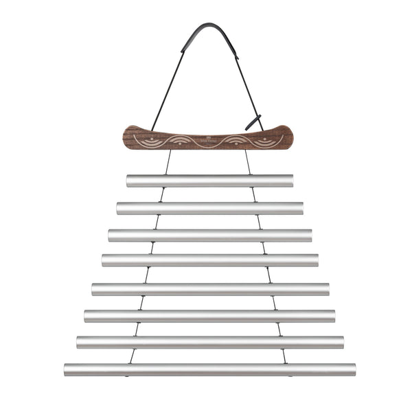 24" Meditation Flow Chime, 432 Hz, 8 Notes, C# Minor, Silver