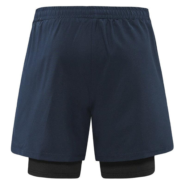 Men’s 2-in-1 Quick-Dry Sport Shorts with Liner