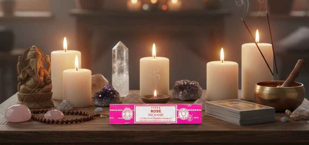 Satya Rose Incense Sticks – Calming Aromatherapy